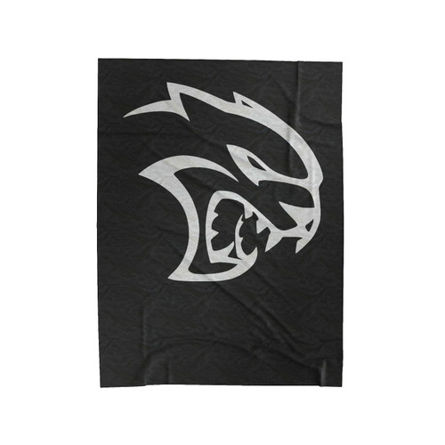 Hellcat Srt Dodge 1 Velveteen Blanket