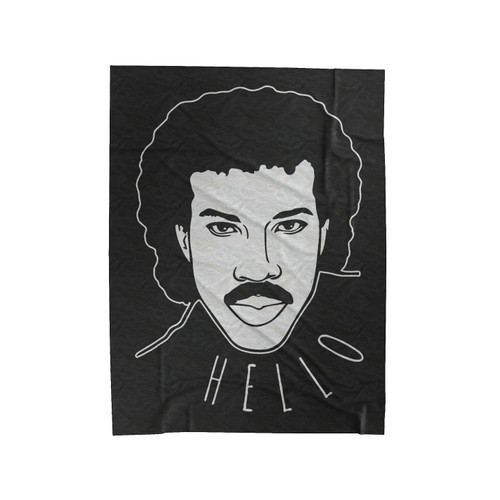 Hello Is It Me You're Looking For Lionel Richie Velveteen Blanket
