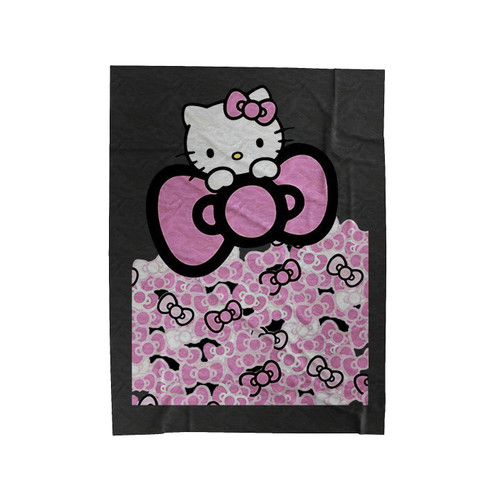 Hello Kitty Cute Pink Velveteen Blanket