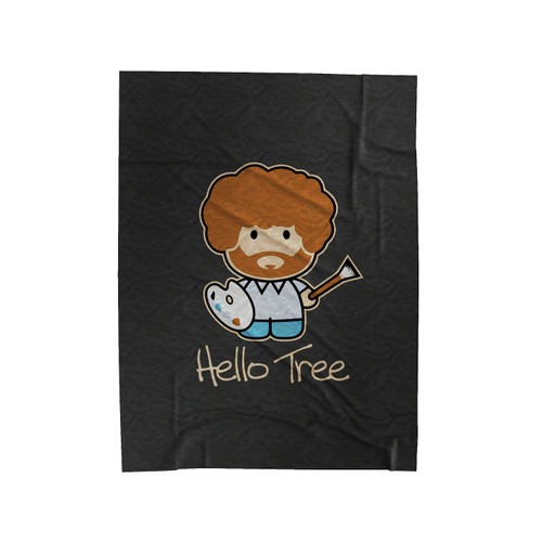 Hello Tree Velveteen Blanket