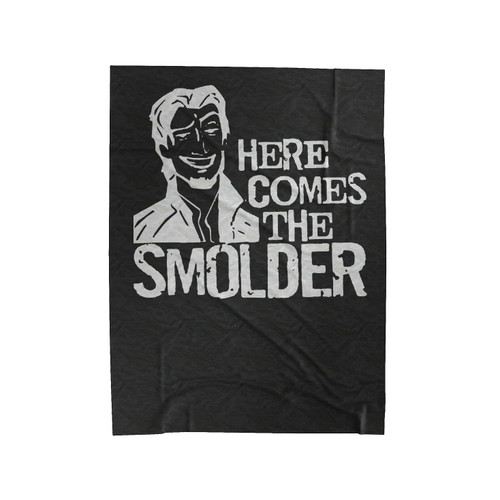 Here Comes The Smolder Flynn Rider Tangled Velveteen Blanket