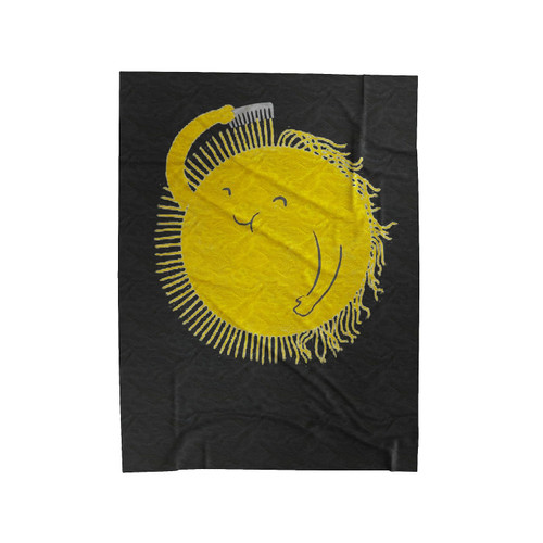 Here Comes The Sun Velveteen Blanket