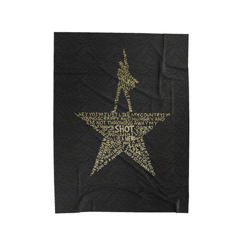 Hero Hamilton An American Musican Velveteen Blanket