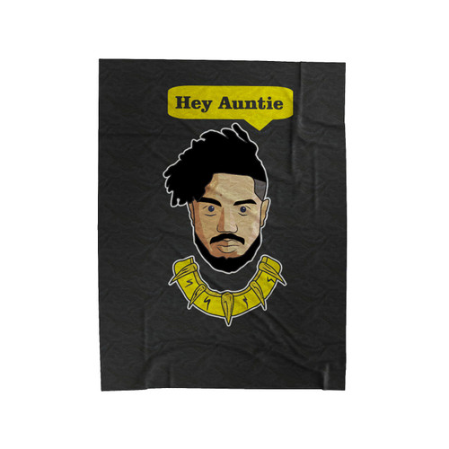 Hey Auntie Erik Killmonger Black Panther Movie Velveteen Blanket