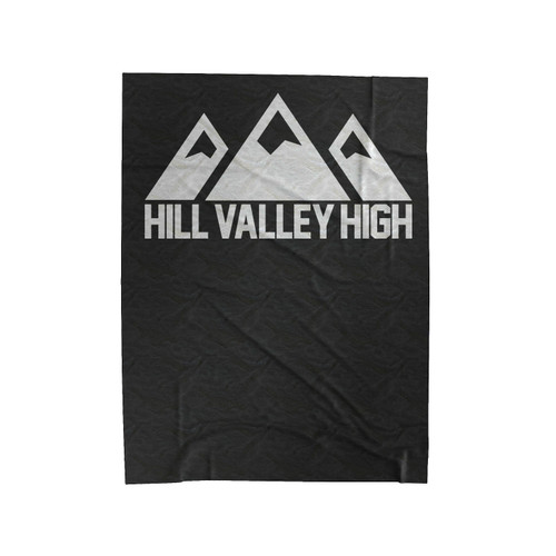 Hill Valley High Logo Velveteen Blanket