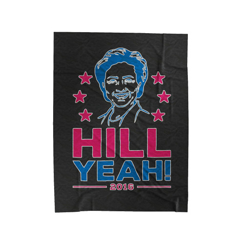 Hill Yeah For President Velveteen Blanket
