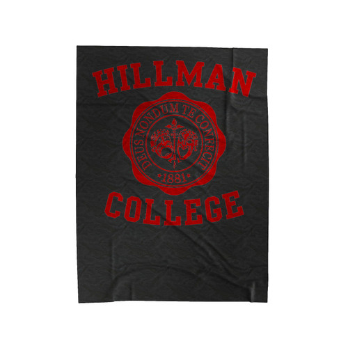 Hillman College Velveteen Blanket