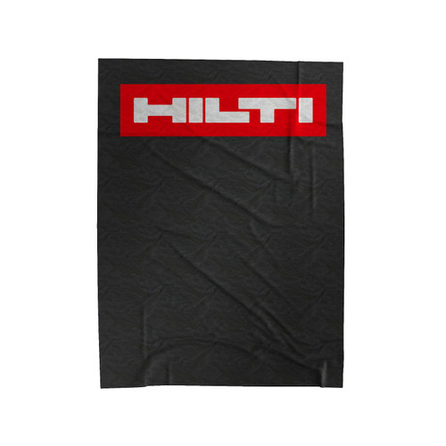 Hilti Tools Logo Velveteen Blanket