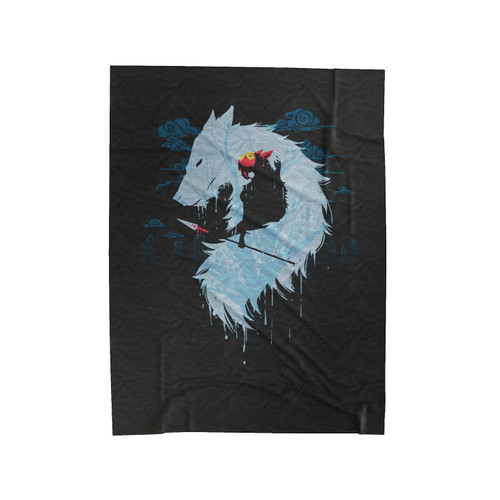 Hime Wolf Velveteen Blanket