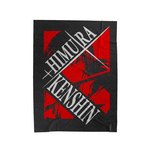 Himura Kenshin Angry Samurai X Velveteen Blanket