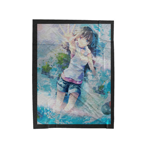 Hina Amano Weathering With You 2 Velveteen Blanket