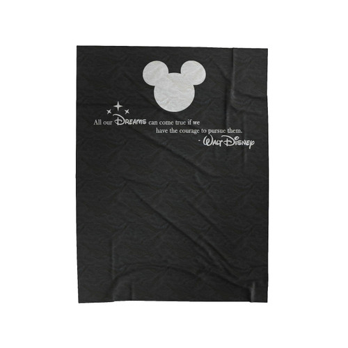 Hipster Disney Mickey Mouse Velveteen Blanket
