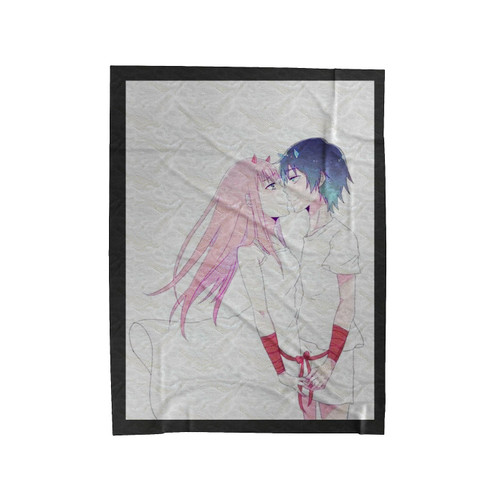 Hiro And Zero Two Anime 2 Velveteen Blanket