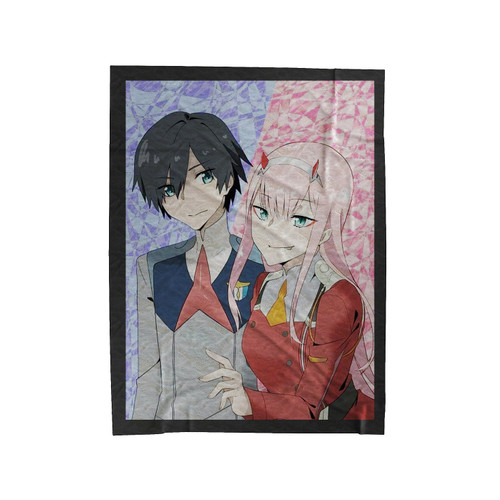 Hiro And Zero Two Darling In The Franxx Velveteen Blanket