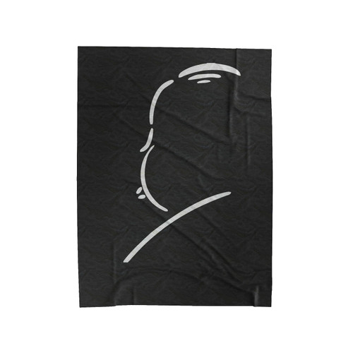Hitchcock Silhouette Velveteen Blanket