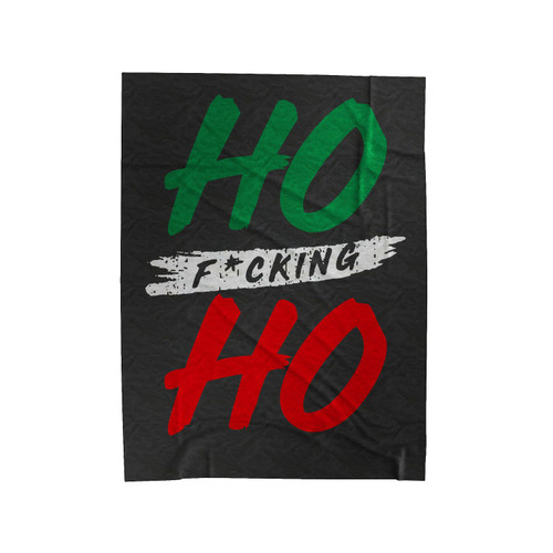 Ho F'Ing Ho Velveteen Blanket