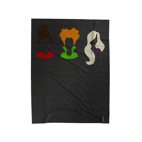 Hocus Pocus Heads Sister Velveteen Blanket