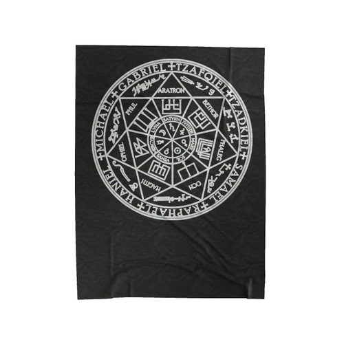 Holy Seal Of The 7 Velveteen Blanket