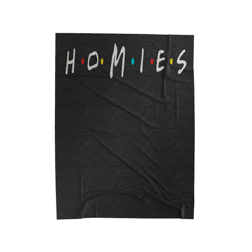 Homies Tv Show Spoof 90's Classic Chandler Rachel Monica Velveteen Blanket