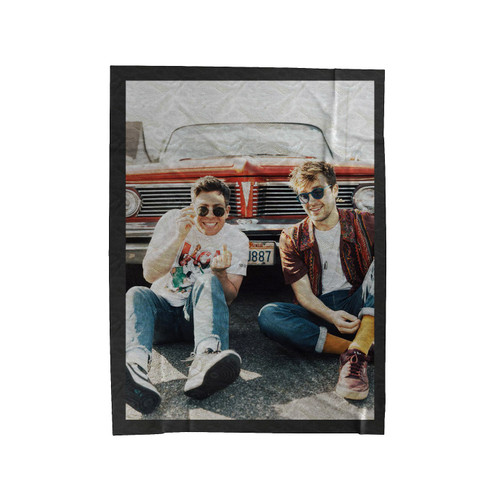 Hoodie Allen Come Around Velveteen Blanket