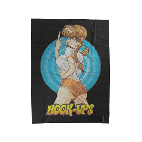 Hook Ups Velveteen Blanket