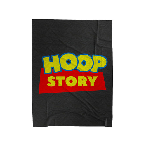 Hoop Story Logo Velveteen Blanket