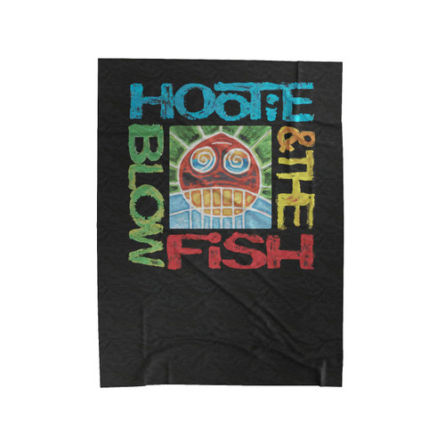 Hootie And The Blowfish Cracked Rear Velveteen Blanket