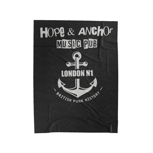 Hope And Anchor Pub, London Velveteen Blanket