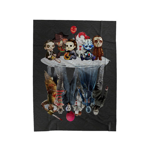 Horror Friends Squad Velveteen Blanket