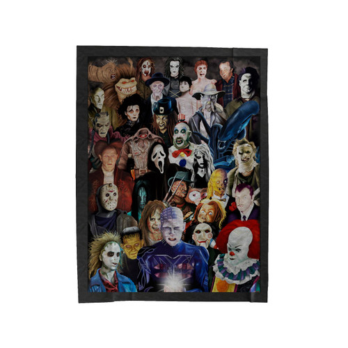 Horror Movie Character Velveteen Blanket