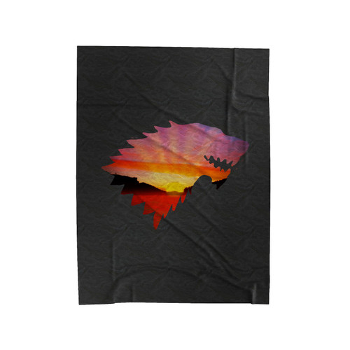 House Stark Sigil Stencil Summer Velveteen Blanket