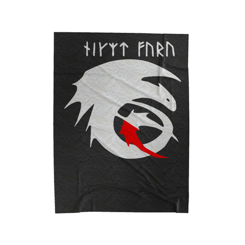 How To Train Your Dragon Night Fury Symbol Velveteen Blanket How To Train Your Dragon Night Fury Symbol Velveteen Blanket