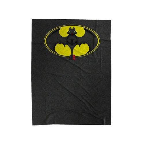 How To Train Your Dragonbatman Toothless Spoof Velveteen Blanket