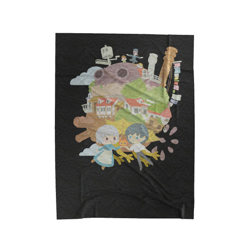 Howl's Moving Castle Studio Ghibli Velveteen Blanket