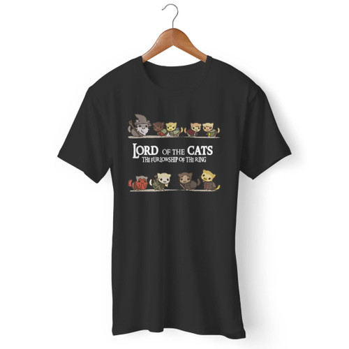 Lord Of The Cats Furlowship Of The Ring Men T Shirt
