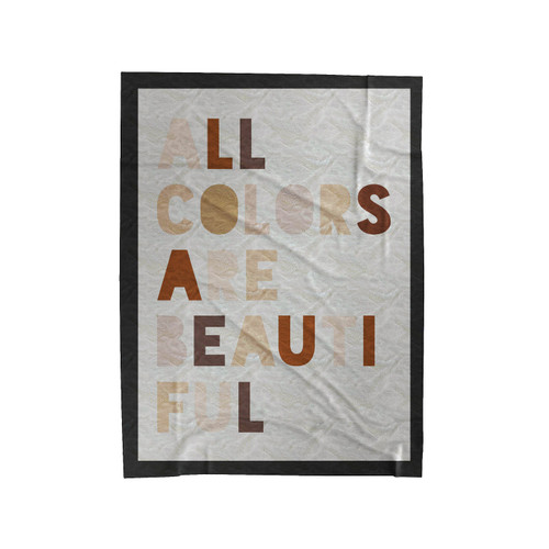 Human Diversity Velveteen Blanket