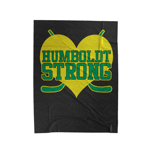 Humboldt Strong Stickers Velveteen Blanket