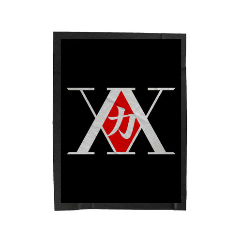 Hunter X Hunter Kanji Logo Velveteen Blanket