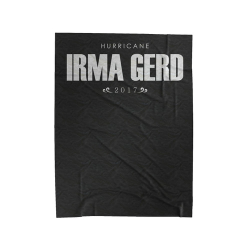 Hurricane Irma Florida Irma Gerd Meme Velveteen Blanket