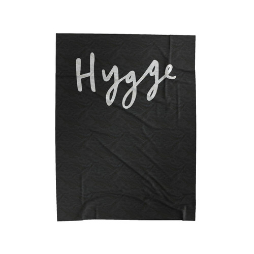 Hygge Christmas Slogan Stylish Quote Higge Home Velveteen Blanket