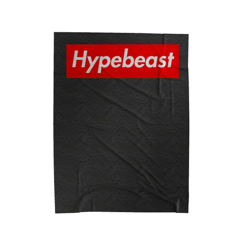 Hypebeast Supreme Red Box Logo Velveteen Blanket