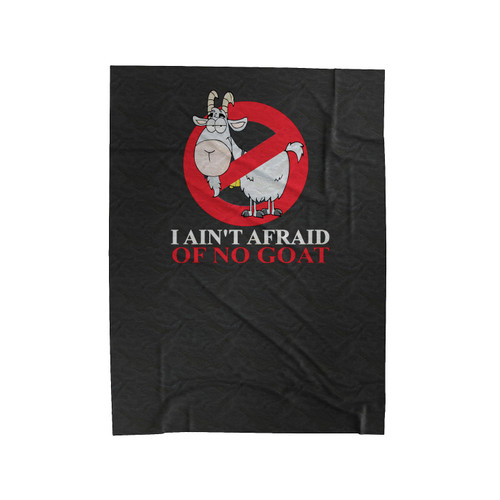 I Ain't Afraid Of No Goat Bill Murray Cubs Baseball Velveteen Blanket