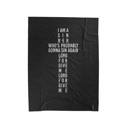 I Am A Sinner Kendrick Lamar Velveteen Blanket