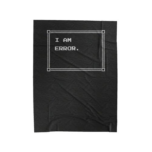 I Am Error Zelda 8 Bit Velveteen Blanket