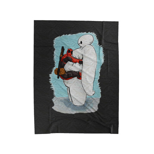 I Am Superhero Hug Baymax Velveteen Blanket