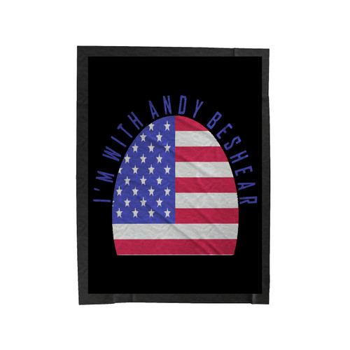 I Am With Andy Beshear 2020 Velveteen Blanket