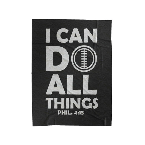 I Can Do All Things Baseball Bible Verse Scripture Philippians 4 13 Christian Velveteen Blanket