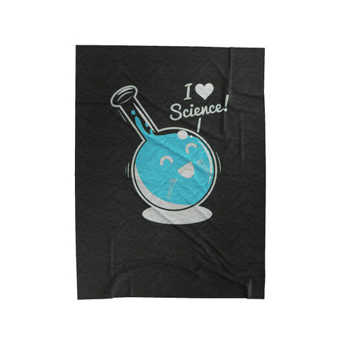 I Heart Science Velveteen Blanket
