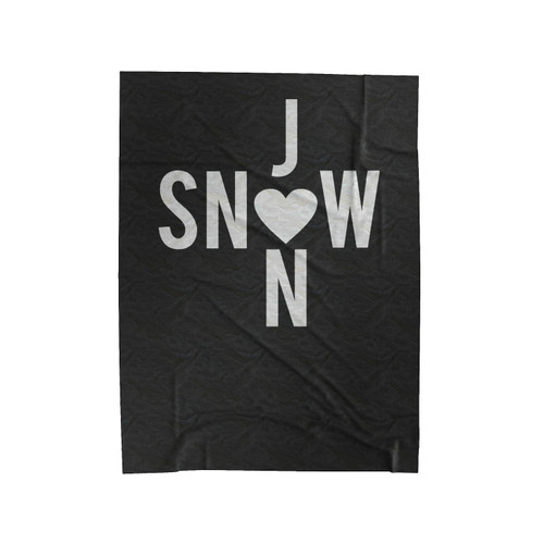 I Love Jon Snow Game Of Thrones Velveteen Blanket