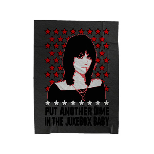 I Love Rock N Roll Put Another Dime In The Jukebox Baby Velveteen Blanket